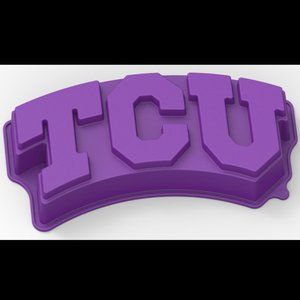 **NWT** TCU Horned Frogs Cake Pan